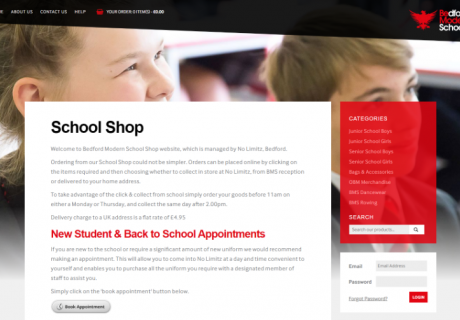 Bedford Modern School Shop