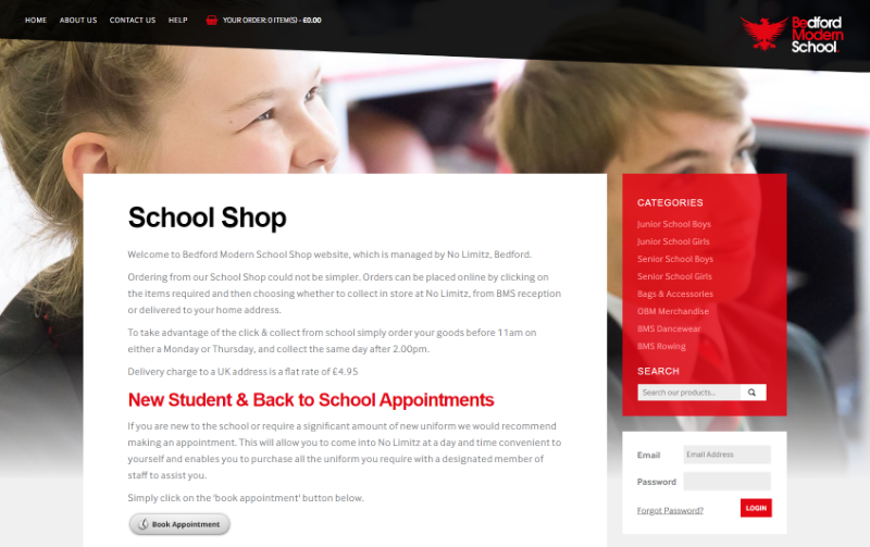 Bedford Modern School Shop