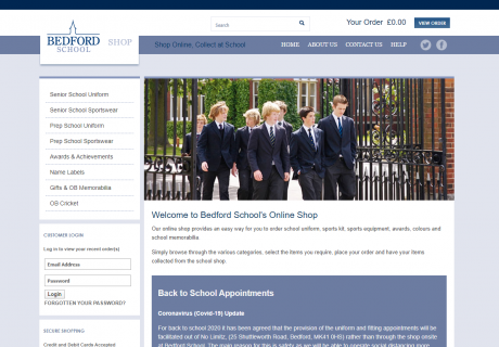 Bedford School Shop